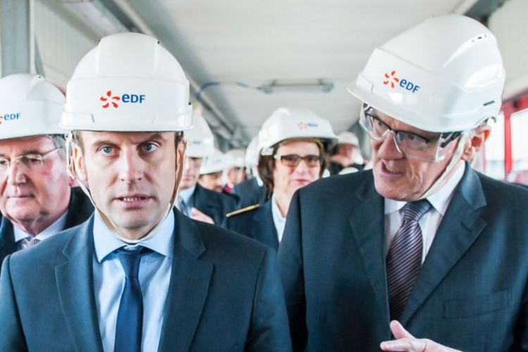 Új atomerőművet finanszíroztatna Macronnal az EDF